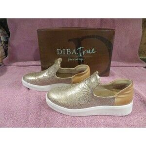 NEW Womens Gold Diba True Youth Full Shoes, 7.5